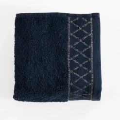 Eurofirany Ręcznik bawełniany granatowy LAYLA 30x50 cm