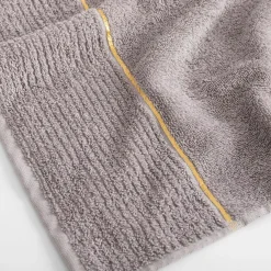inny Ręcznik bawełniany jasnoszary GOLD NEW 70x140 cm