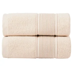 Ręczniki|Ręczniki| Ręcznik bawełniany jasny beż NAOMI 70x140 cm