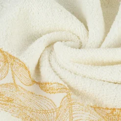 Eurofirany Ręcznik bawełniany kremowy AGIS 70x140 cm