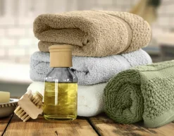 Ręczniki|Ręczniki|Eurofirany Ręcznik bawełniany kremowy VILIA 70x140 cm