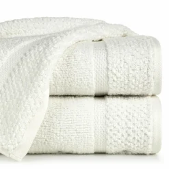 Ręczniki|Ręczniki|Eurofirany Ręcznik bawełniany kremowy VILIA 70x140 cm