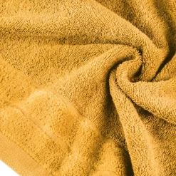 Ręcznik bawełniany musztardowy DAMLA 30x50 cm