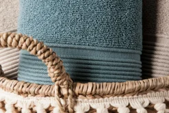 Ręczniki|Ręczniki| Ręcznik bawełniany niebieski NAOMI 50x90 cm