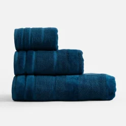 Ręcznik bawełniany niebieski TABBY 70x140 cm