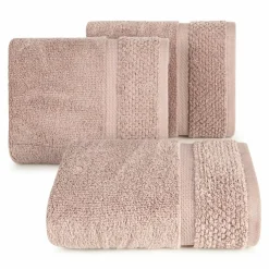 Ręczniki|Ręczniki|Eurofirany Ręcznik bawełniany pudrowy róż Vilia 70x140 cm