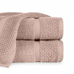 Ręczniki|Ręczniki|Eurofirany Ręcznik bawełniany pudrowy róż Vilia 70x140 cm
