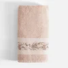 inny Ręcznik bawełniany pudrowy róż PROVENCE 70x140 cm