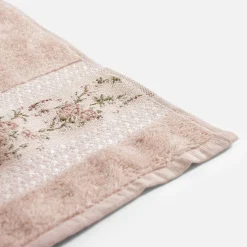 inny Ręcznik bawełniany pudrowy róż PROVENCE 70x140 cm