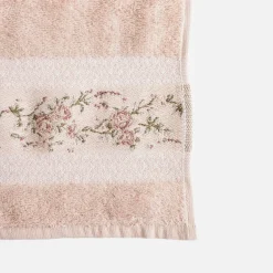 inny Ręcznik bawełniany pudrowy róż PROVENCE 70x140 cm