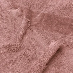 Ręcznik bawełniany róż LANETTE 90x160 cm