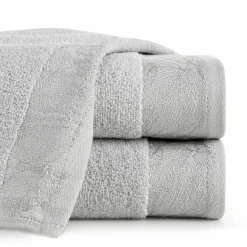Ręczniki|Ręczniki|Eurofirany Ręcznik bawełniany srebrny AGIS 50x90 cm