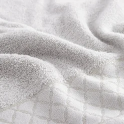 Ręczniki|Ręczniki|Eurofirany Ręcznik bawełniany srebrny LAYLA 70x140 cm