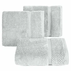 Ręczniki|Ręczniki|Eurofirany Ręcznik bawełniany srebrny Vilia 70x140 cm