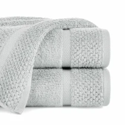 Ręczniki|Ręczniki|Eurofirany Ręcznik bawełniany srebrny Vilia 70x140 cm