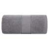 Eurofirany Ręcznik bawełniany srebrny LIANA 50x90 cm