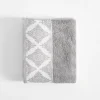 Ręczniki|Ręczniki|inny Ręcznik bawełniany szaro-biały AGADIR 50x90 cm