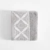 inny Ręcznik bawełniany szaro-biały AGADIR 30x50 cm