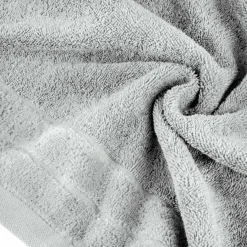 Ręcznik bawełniany szary DAMLA 50x90 cm