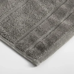 Ręcznik bawełniany szary TABBY 50x90 cm