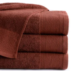 Ręcznik bawełniany terakota MASSIMO 50x90 cm