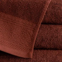 Ręcznik bawełniany terakota MASSIMO 50x90 cm