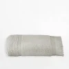 Ręczniki|Ręczniki|Texpol Ręcznik bawełniany z frędzlami srebrny SANTORINI 50x90 cm