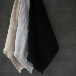 Texpol Ręcznik bawełniany z frędzlami beż SANTORINI 70x140 cm