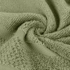 Eurofirany Ręcznik bawełniany zielony VILIA 50x90 cm