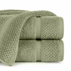 Ręczniki|Ręczniki|Eurofirany Ręcznik bawełniany zielony Vilia 70x140 cm