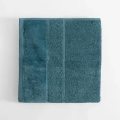 inny Ręcznik do kąpieli bawełniany ciemnozielony MARIO 70x140 cm