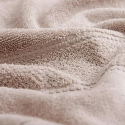 inny Ręcznik do kąpieli bawełniany beżowy MARIO 70x140 cm