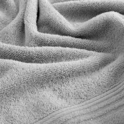 inny Ręcznik do kąpieli jasnoszary WILLOW 70x140 cm
