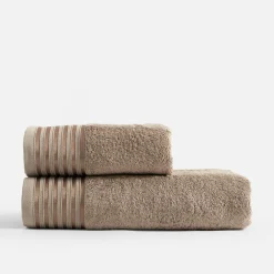 Faro Ręcznik do rąk taupe VELA 50x90 cm