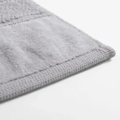 inny Ręcznik do twarzy bawełniany jasnoszary MARIO 50x90 cm