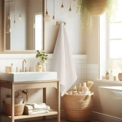 Darymex Ręcznik hotelowy do prania w temperaturze 95°C, biały 50x100 cm