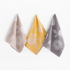 inny Ręcznik kuchenny egipski beżowy CYTRYNKA 50x70 cm