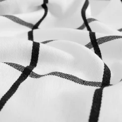 Tekstylia Kuchenne|Tekstylia Kuchenne|inny Ręcznik kuchenny egipski biało-czarny KRATKA 50x70 cm