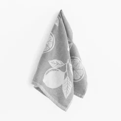 Tekstylia Kuchenne|Tekstylia Kuchenne|inny Ręcznik kuchenny egipski szary CYTRYNKA 50x70 cm