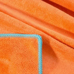 Ręczniki|Ręczniki|Eurofirany Ręcznik szybkoschnący z mikrofibry pomarańczowy IGA 80x160 cm