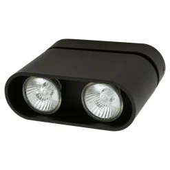 Reflektory|Zumaline Reflektor natynkowy 2-punktowy czarny RONDIA2