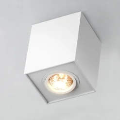 Spoty Natynkowe|Zumaline Reflektor natynkowy 1-punktowy biały QUADRO SL 1