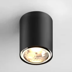 Spoty Natynkowe|Zumaline Reflektor natynkowy 1-punktowy czarny BOX CL 1