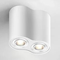 Spoty Natynkowe|Zumaline Reflektor natynkowy 2-punktowy biały RONDOO SL 2