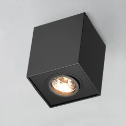 Spoty Natynkowe|Zumaline Reflektor natynkowy 1-punktowy czarny QUADRO SL 1