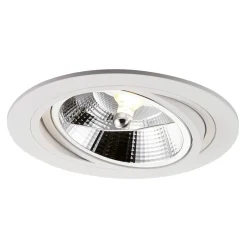 Zumaline Reflektor podtynkowy biały CHUCK 111 SL ROUND