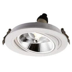 Zumaline Reflektor podtynkowy biały CHUCK 111 SL ROUND