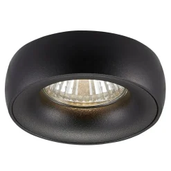 Zumaline Reflektor podtynkowy czarny MOONING SL
