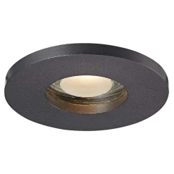 Spoty Wpuszczane|Zumaline Reflektor podtynkowy o klasie szczelności IP 54 czarny CHIPA DL