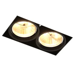 Zumaline Reflektor podtynkowy 2-punktowy czarny ONEON DL - długość 30 cm